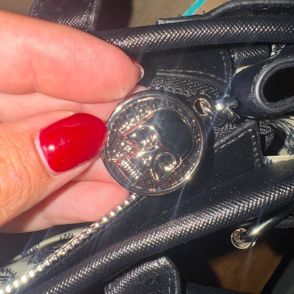 Ed Hardy Black Satchel with Tattoo Design - Picture 6 of 6